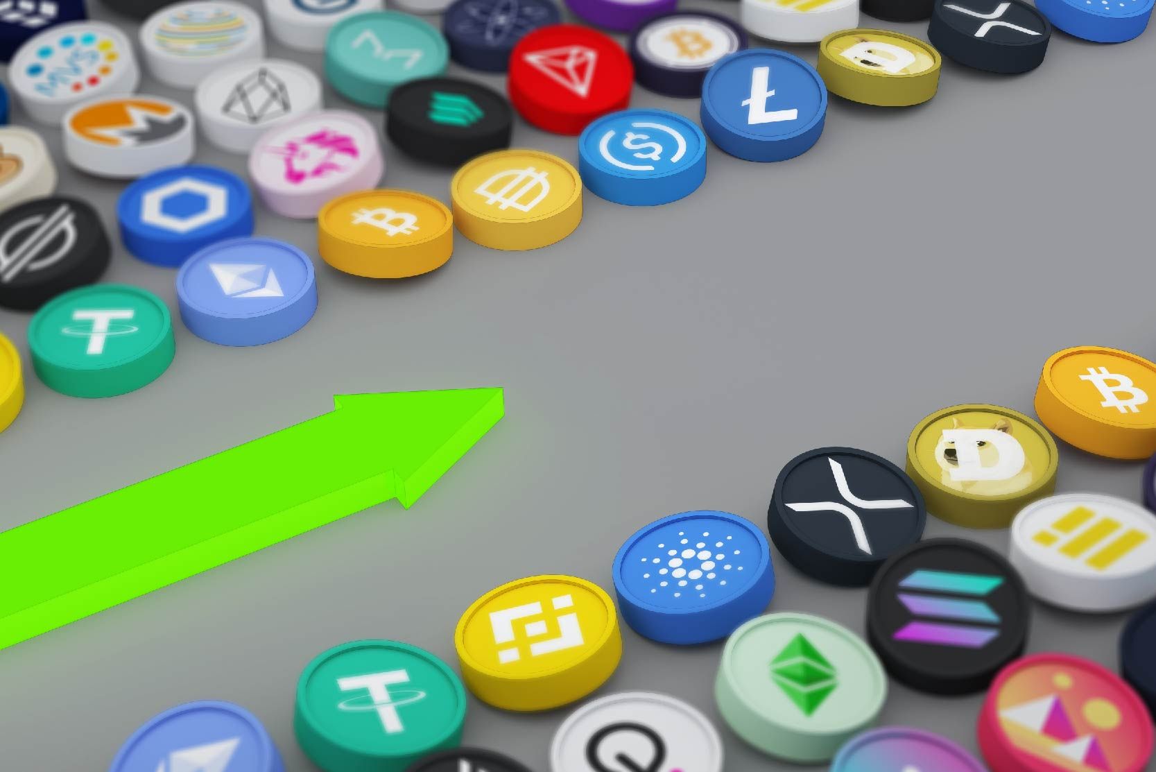 Total Crypto Market Cap is at $2.5tn, Altcoins at $1.3tn